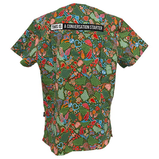 TradeMutt scrub top