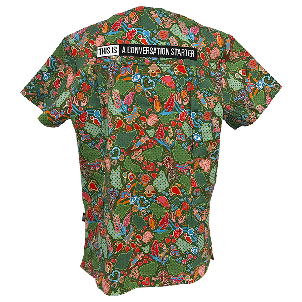TradeMutt scrub top