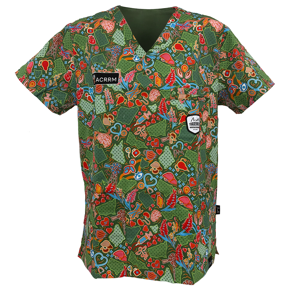 TradeMutt scrub top